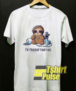 Im Procraftinating Sloth t-shirt for men and women tshirt