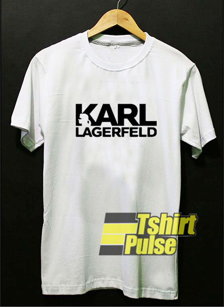 Karl Lagerfeld Lettering Art t-shirt for men and women tshirt