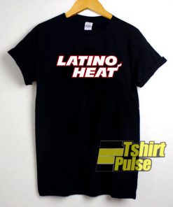 Latino Heat Letter t-shirt for men and women tshirt
