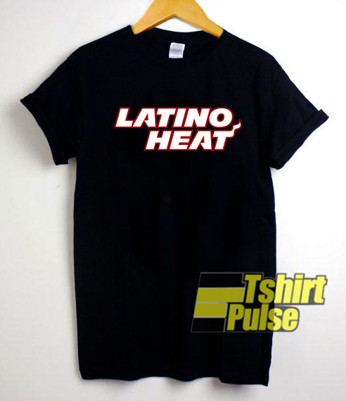 Latino Heat Letter t-shirt for men and women tshirt