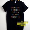 Mickey Donald Goofy Plato t-shirt for men and women tshirt