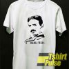 Nikola Tesla Art t-shirt for men and women tshirt