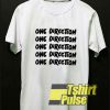 One Direction Lettering t-shirt for men and women tshirt