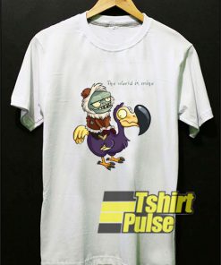 Plants vs Zombies The World Is Mine t-shirt for men and women tshirt