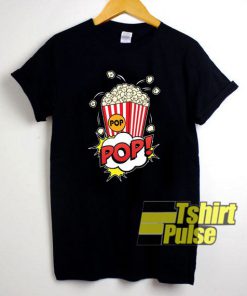 Popcorn Vintage Retro t-shirt for men and women tshirt