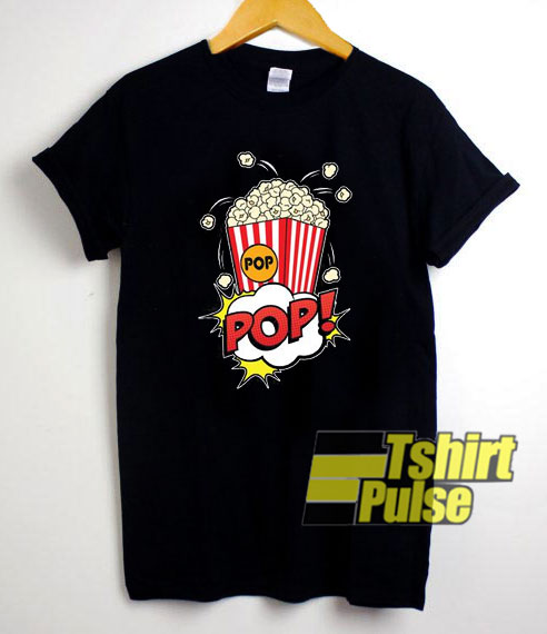 Popcorn Vintage Retro t-shirt for men and women tshirt