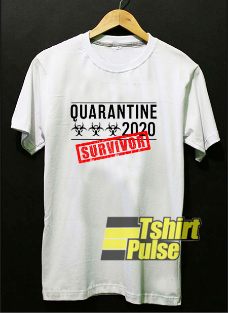 Quarantine 2020 Covid Survivor t-shirt for men and women tshirt