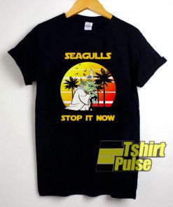 Seagulls Stop It Now Vintage t-shirt for men and women tshirt