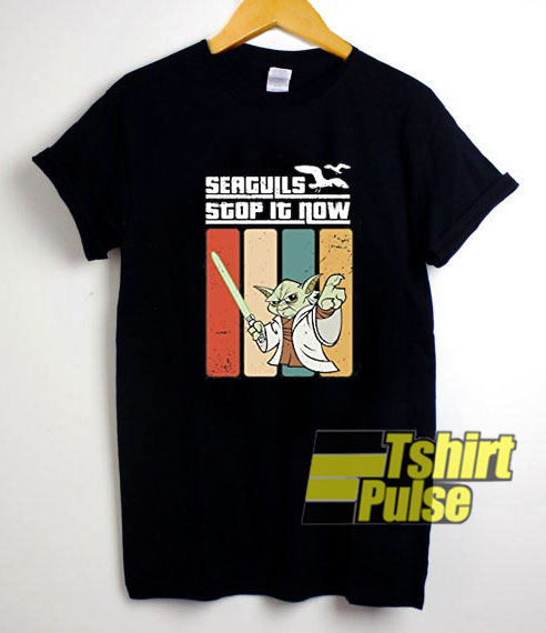 Seagulls Stop It Now Yoda Star Wars t-shirt for men and women tshirt