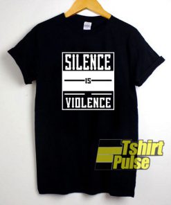 Silence Is Violence Box t-shirt for men and women tshirt