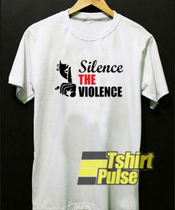 Silence The Violence Screening t-shirt for men and women tshirt