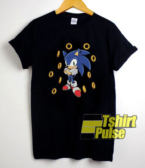 Sonic Rings All Over t-shirt for men and women tshirt