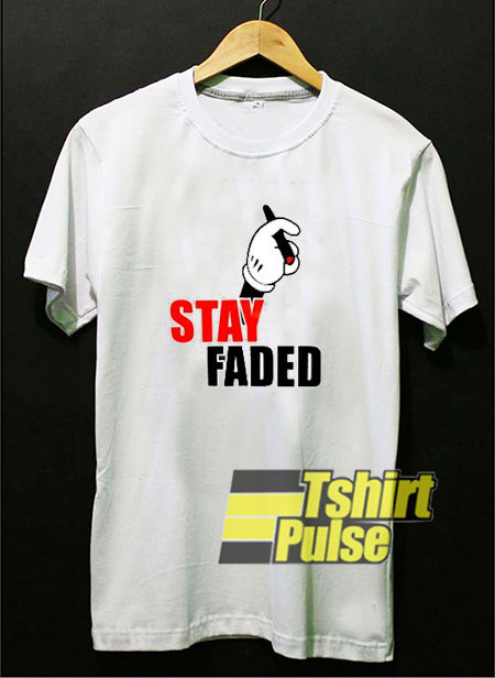 Stay Faded Cartoon Hands t-shirt for men and women tshirt