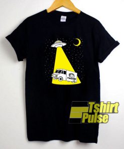 Taco Truck UFO Alien In The Night t-shirt for men and women tshirt