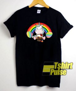 The Rainbow Unicorn t-shirt for men and women tshirt