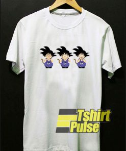 Three Saiyan Monkeys Goku t-shirt for men and women tshirt