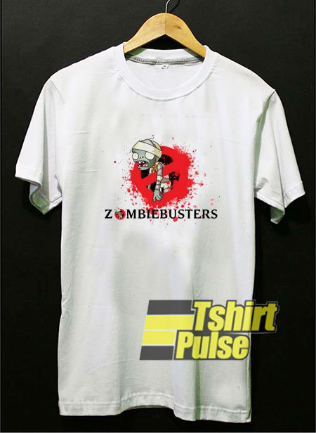 Zombie Busters Graphic t-shirt for men and women tshirt