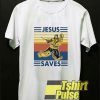 Hockey Jesus Saves shirt