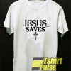 Jesus Saves Cross shirt
