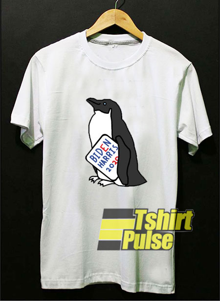 Penguin With Biden Harris shirt