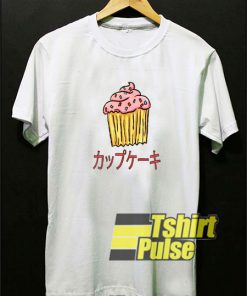 Cupcake Japanese Letter shirt