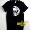 Floral Moon And Skull shirt