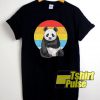 Retro Sunset Panda shirt