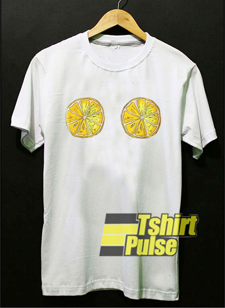 Lemon Boobs Print shirt