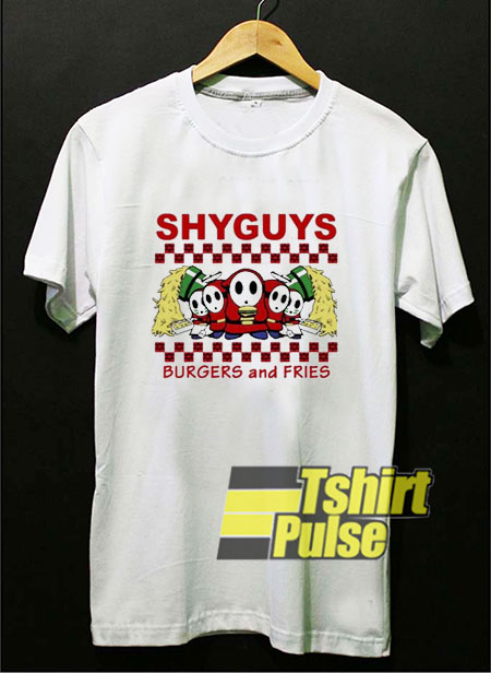 Shy Guys Burgers n Fries shirt