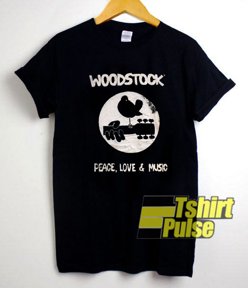 Woodstock Peace Love Music shirt
