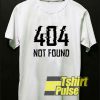 404 Not Found shirt