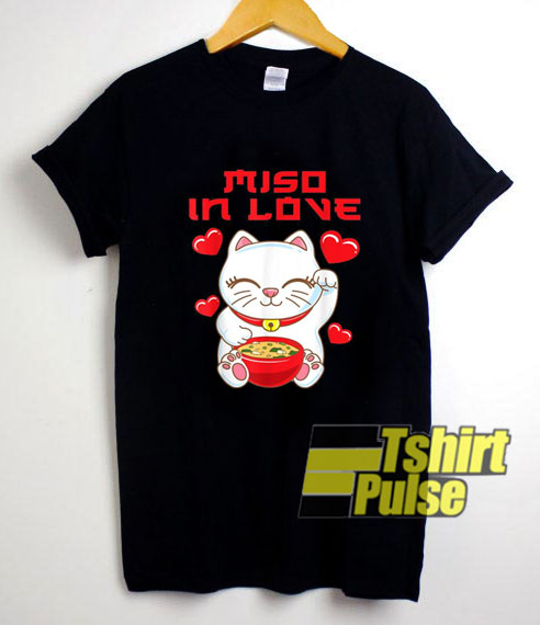 Neko Cat Miso in Love shirt