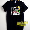 Eat Sleep Roblox Repeat Graphic shirt