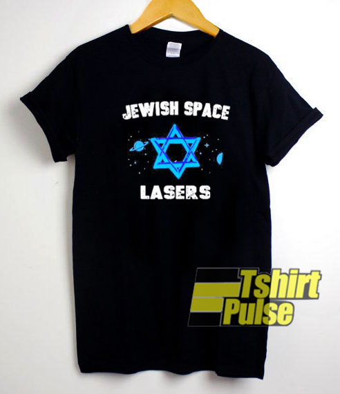 Jewish Space Laser Graphic shirt