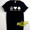 Peace Love Irish shirt