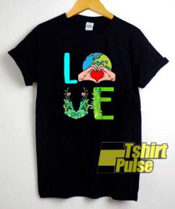 Cute Love Earth Day Planet shirt