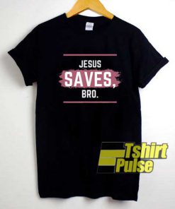 Jesus Saves Bro Linen shirt