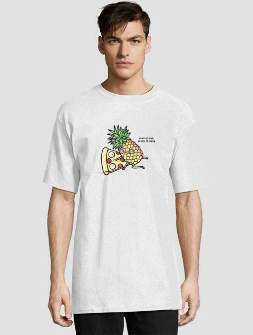 Pineapple Pizza Cartoon Meme shirt
