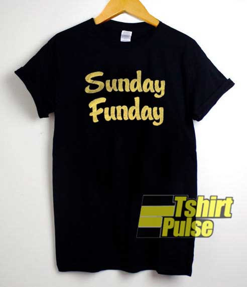 Vintage Sunday Funday Letter shirt