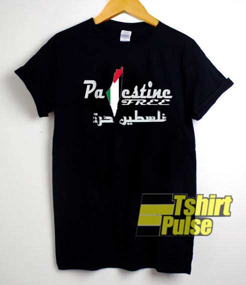 Free Palestine Arabic Font shirt