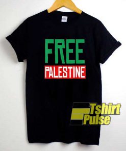 Free Palestine Lettering shirt