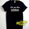 Its On The Syllabus Linen shirt