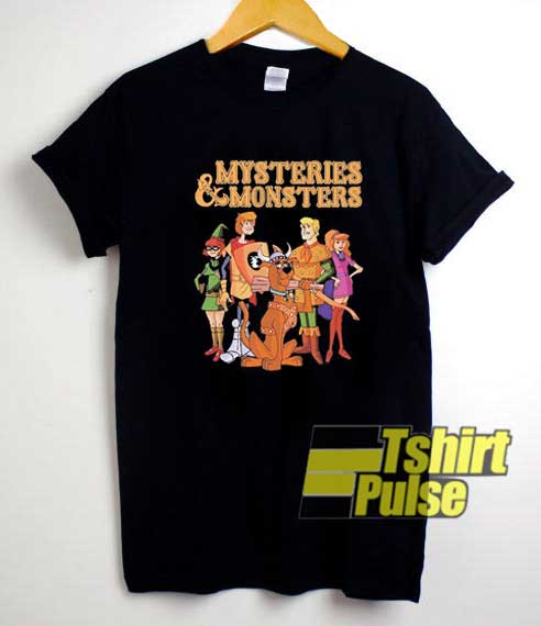 Mysteries and Monsters Scooby Doo shirt
