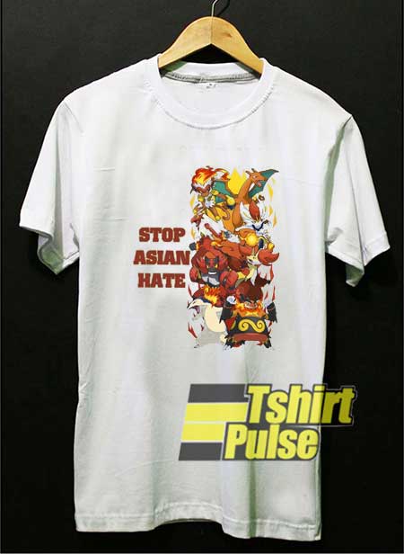 Pokemon Characters Stop Asian Hate shirt