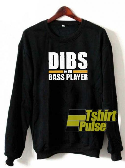 Dibs Bass Player Graphic sweatshirt