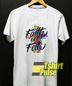 Faith Over Fear Watercolor Retro shirt