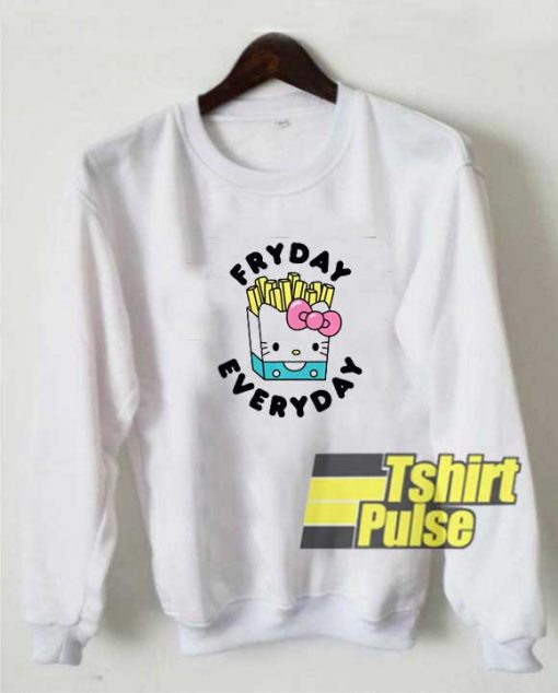 Kitty French Fries sweatshirt
