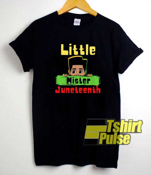 Little Mister Juneteenth Graphic shirt