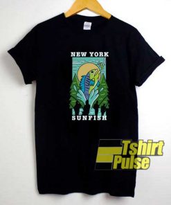 New York Fishing Poster shirt