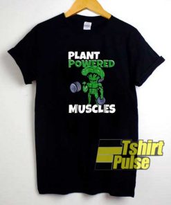 Powered Muscles Broccoli Parody shirt